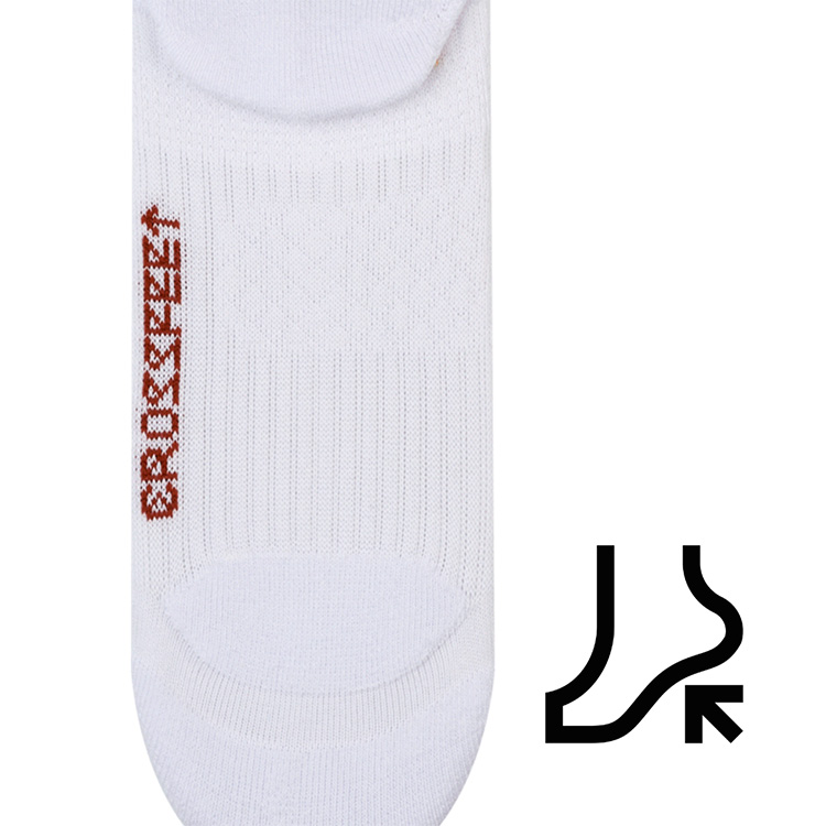 Crossfeet Socks Feature - Archboost Trademark